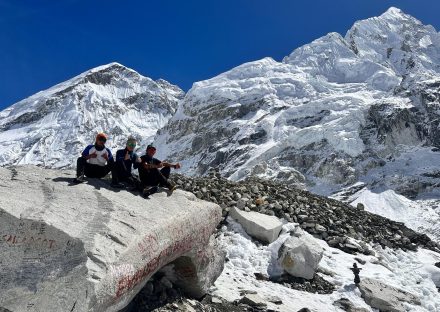 At Everest Base Camp