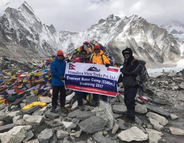 Everest base camp trek from Lukla
