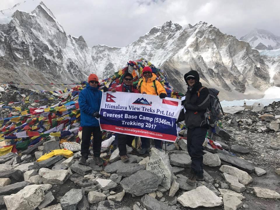 Everest base camp trek from Lukla
