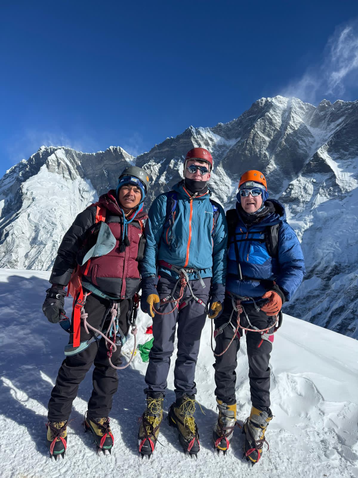 Island Peak summit