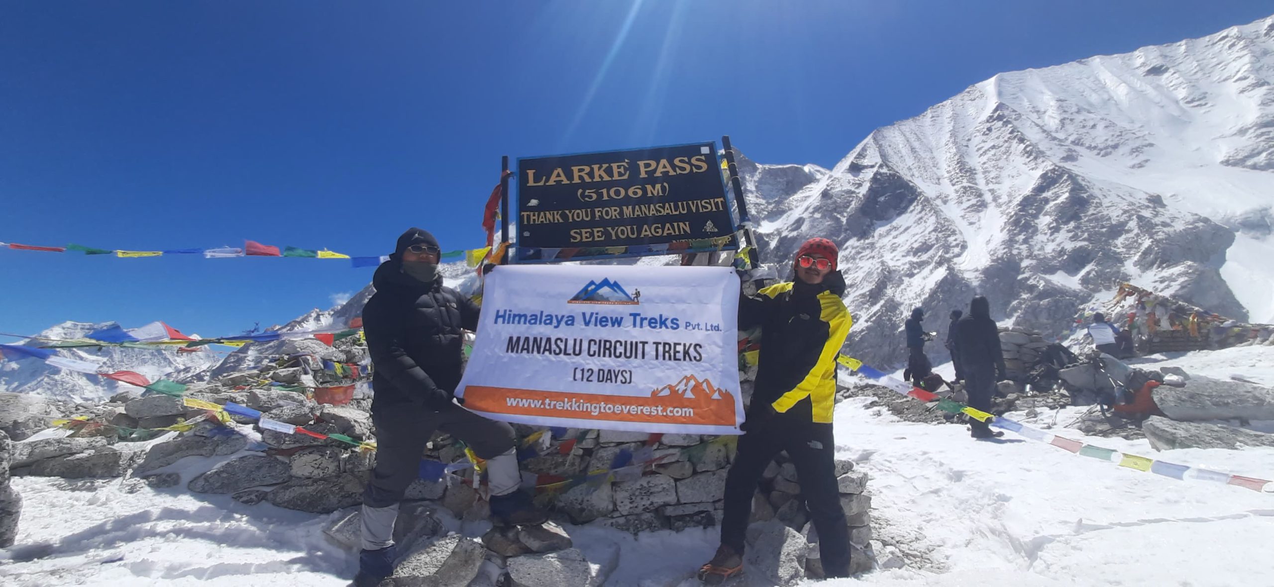 Manaslu Larke La Pass Trek - 11 days