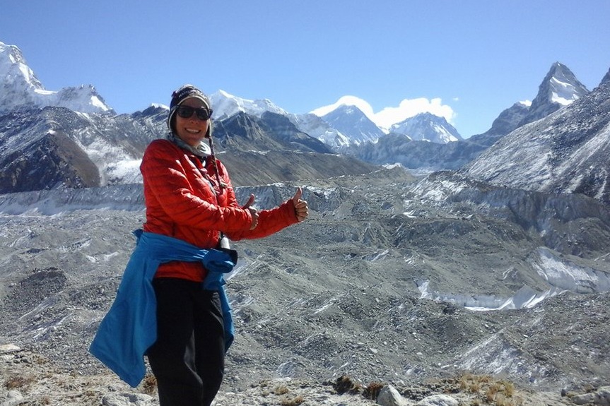 Everest View From Fifth Lake