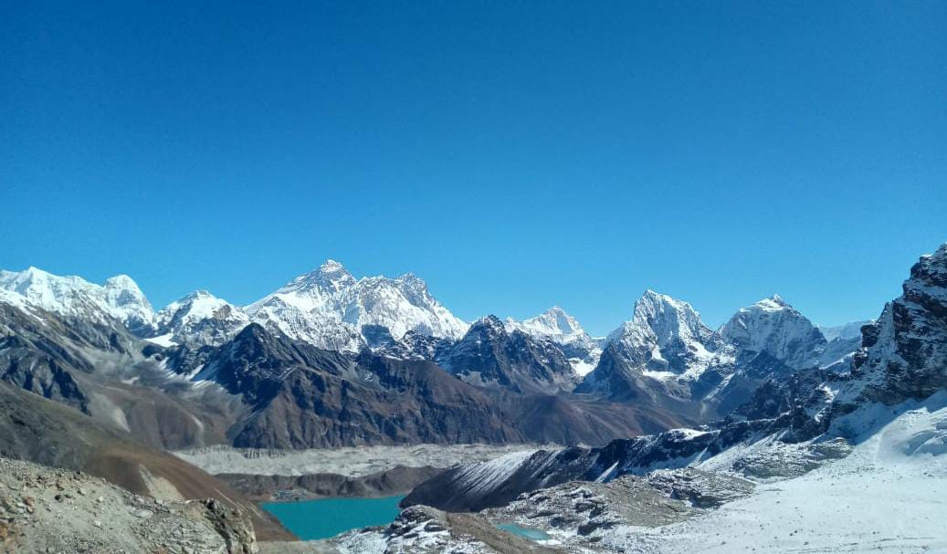 View from Gokyo Peak Trek