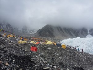 At Everest Base Camp