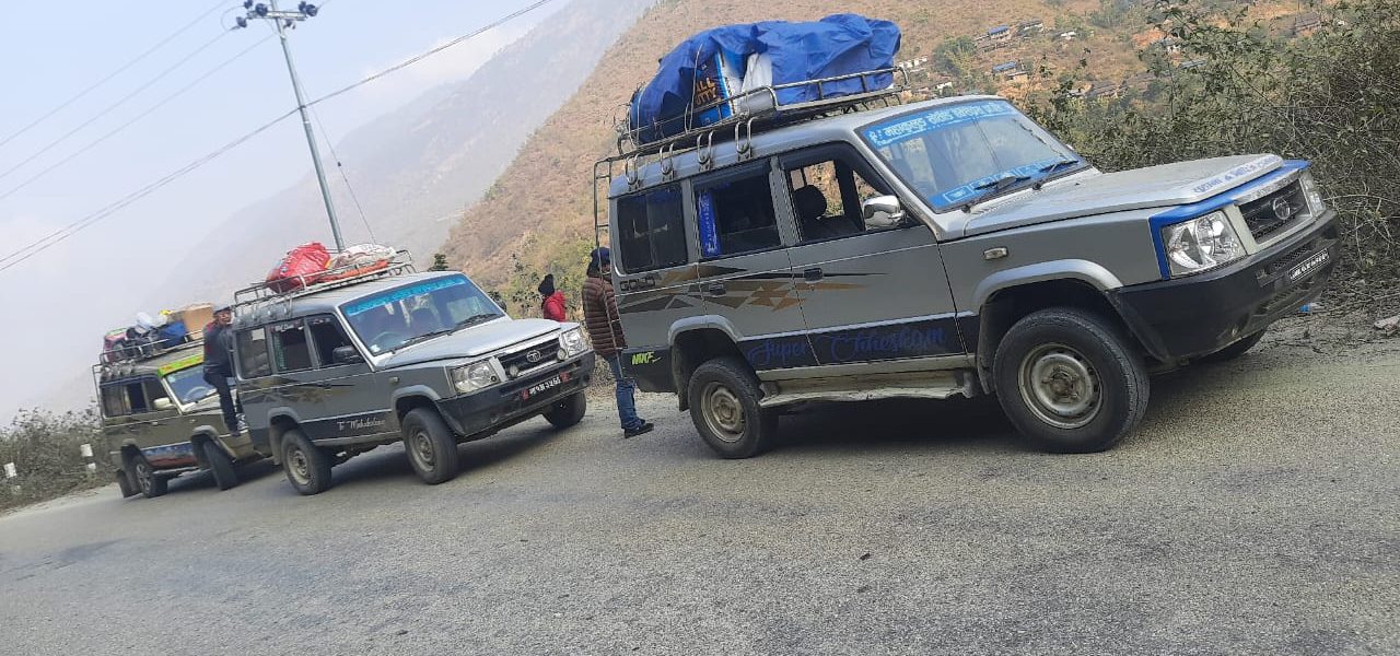 Jeep From Kathmandu to Salleri