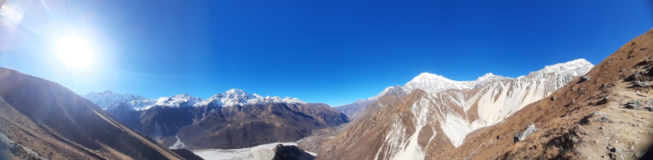 on the way to Langtang Valley 